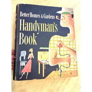 Vintage BETTER HOMES & GARDENS HANDYMAN'S BOOK 1957 5 Ring Binder 5th Printing